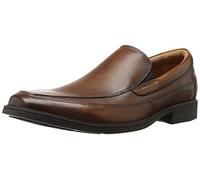 Clarks Tilden Free, Mocasín Hombre, Cuero marrón Oscuro, 45 EU