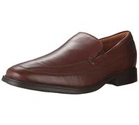 Clarks Tilden Free, Mocasín Hombre, Cuero marrón Oscuro, 48 EU