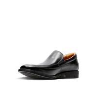 Clarks Tilden Free, Mocasines Unisex Adulto, Negro (Black Leather), 43 EU