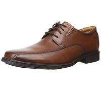 Clarks Tilden Walk, Zapatos para Hombre, Marrón Brown Leather, 45 EU