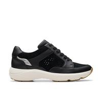Clarks - Tivoli Walk, Zapatillas De Las Mujeres, Black Combi,