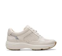 Clarks Tivoli Walk, Zapatillas Mujer, Off White Combi, 37.5 EU