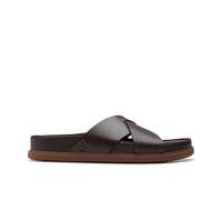 Clarks - Torford Cross, Sandalias deslizantes de los hombres, Brown Leather,