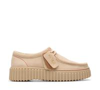 Clarks Torhill Bee, Oxford Unisex Adulto, Ecru Suede, 38 EU