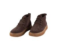 Clarks Torhill DB Chukka - Botas para hombre, Marrón Oscuro Gamuza, 42 EU