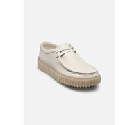 Clarks Torhill Lo, Oxford Unisex Adulto, White Leather, 44 EU