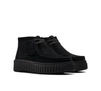 CLARKS TORHILL MOSS zapatos de cuero. Color Negro
