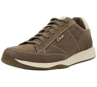 Clarks Townview Lace para Hombre, Color Gris Nobuck, Talla 9.5, Gris, 44 EU