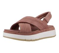 Clarks Tuscan Cross, Sandalia Mujer, Mauve Suede, 37.5 EU