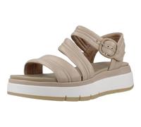 Clarks Tuscan Strap, Sandalia Mujer, Sand Leather, 38 EU