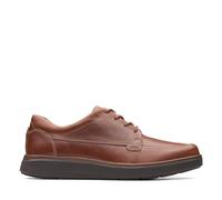 Clarks Un Abode Ease, Zapatos de Cordones Derby Hombre, Marrón (Dark Tan Leather), 44.5 EU