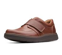 Clarks Un Abode Strap, Mocasines Hombre, Marrón (Dark Tan Leather-), 41 EU