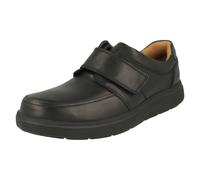 Clarks Un Abode Tira Hombre sin Estructura Cuero Ancho G O H Fit Cierre Adhesivo