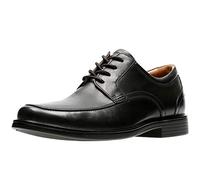 Clarks Un Aldric Park Oxford, Hombre, Negro (Black Leather), 42.5 EU
