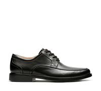 Clarks Un Aldric Park Oxford, Hombre, Negro (Black Leather), 44 EU
