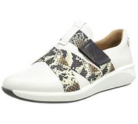 Clarks Un Rio Strap, Zapatillas Mujer, Off White Lthr Snake Combi, 41 EU