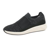 Clarks Un Rio, Zapatillas Mujer, Negro (Black Knit), 37.5 EU Ancho
