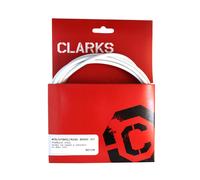 Clarks Universal S/S Front and Rear Brake Cable Kit W/ P2 White Outer Casing