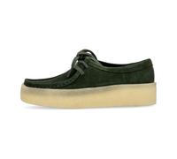 Clarks- W Wallabee Cup Verde Oscuro - Colección Streetwear- Shoes- Mujer- Verde- 36 EU- W Wallabee Cup Verde Oscuro - Colección Streetwear