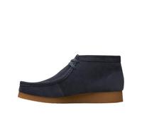 Clarks Wallabee Evo - Botas Oxford para hombre, Azul Marino Gamuza, 41 EU