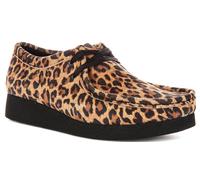 Clarks Wallabee Evosh Suede Suave Suela De Crepé Para Hombre Leopardo EU37-41
