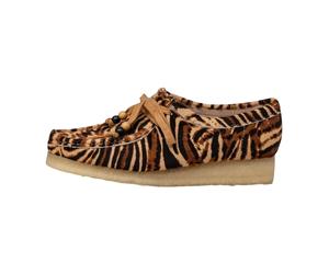 Clarks- Wallabee W Tiger Print- Shoes- Mujer- Multicolor- 40 EU- Wallabee W Tiger Print