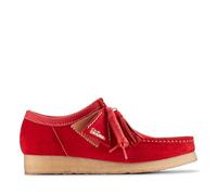 Clarks Wallabee, Zapatillas Hombre, Red Suede, 44 EU