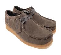 Clarks WallabeeEVO, Hombre, Dark Brown Suede, 42.5 EU