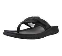 Clarks Wesley Sun, Chanclas Hombre, Black Leather, 46 EU