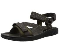 Clarks Wesley TrailSandal para hombre, Marrón Combi, 47 EU