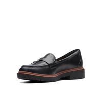 Clarks Westlynn Bella, Mocasín Mujer, Piel Negra, 39 EU
