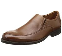 Clarks Whiddon Step, Mocasines Hombre, Dark Tan Leather, 44 EU