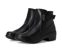Clarks Women's Angie Serena Ankle Boot, Black Leather, 8 Wide