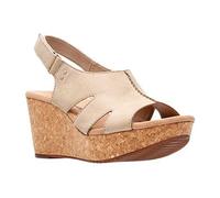 CLARKS Women's Annadel Bari Platform, Sand Nubuck, 9.5 Medium US