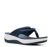 Clarks Women's Arla Kaylie Flip-Flop, Navy Textile, 12