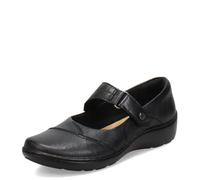 Clarks Women's Cora Gema Mary Jane Flat, Einheitsgröße Weit, Piel Negra, 5.5 UK Wide