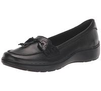 Clarks Women's Cora Haley Loafer, Einheitsgröße Weit, Piel Negra, 41.5 EU