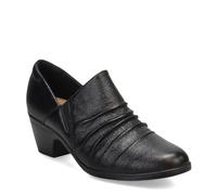 Clarks Women's Emily 2 Cove Pump, Piel Negra, 38 EU