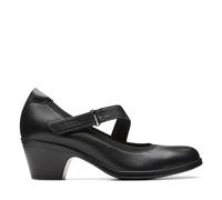 Clarks Women's Emily 2 Mabel Pump, Einheitsgröße Weit, Piel Negra, 37 EU