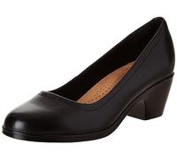 Clarks Women's Emily 2 Ruby Pump, Einheitsgröße Weit, Piel Negra, 43 EU