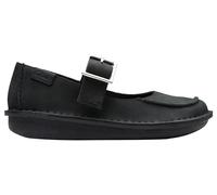 Clarks Funny Bar, Mocasín Plano Mujer, Lea Oleosa Negra, 36 EU