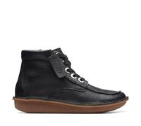 Clarks Women's Funny Cedar Fashion Boot, Piel negra, 37 EU