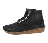 Clarks Women's Funny Cedar Fashion Boot, Piel negra, 37 EU
