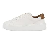 Clarks Women's Hero Lite Lace Sneaker, Piel Blanca., 36 EU