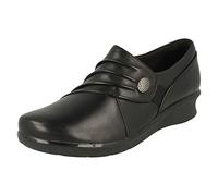 Clarks Women's Hope Roxanne Loafers, Black, 5.5 UK