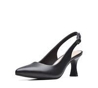 Clarks Women's Kataleyna Step Pump, Piel Negra, 36 EU