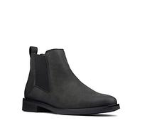 Clarks Women's Memi Top Ankle Boot, Black Leather, Size 7