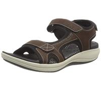 Clarks Women's Mira Bay Flat Sandal, Brown, 40 EU