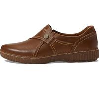 Clarks Zapatillas Caroline Pearl para Mujer, Piel marrón Oscuro., 35.5 EU