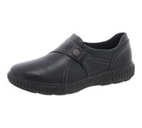 Clarks Caroline Pearl, Mocasín Mujer, Piel Negra, 39.5 EU Ancho